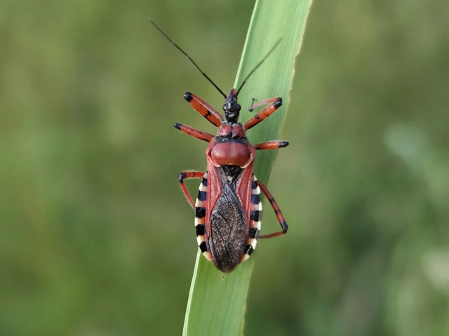 Rhynocoris iracundus - közönséges gyilkospoloska