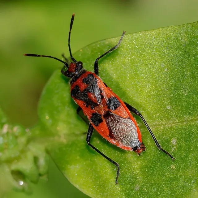 Corizus hyoscyami - piros karimáspoloska