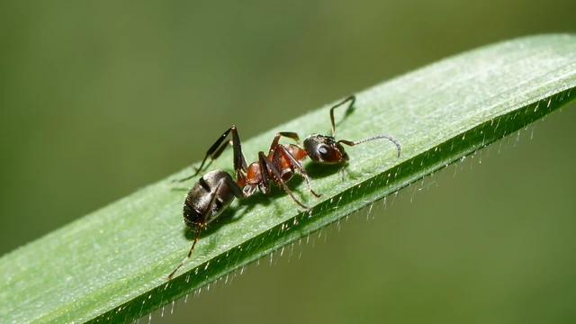 Formica rufibarbis - vörös rabszolgahangya